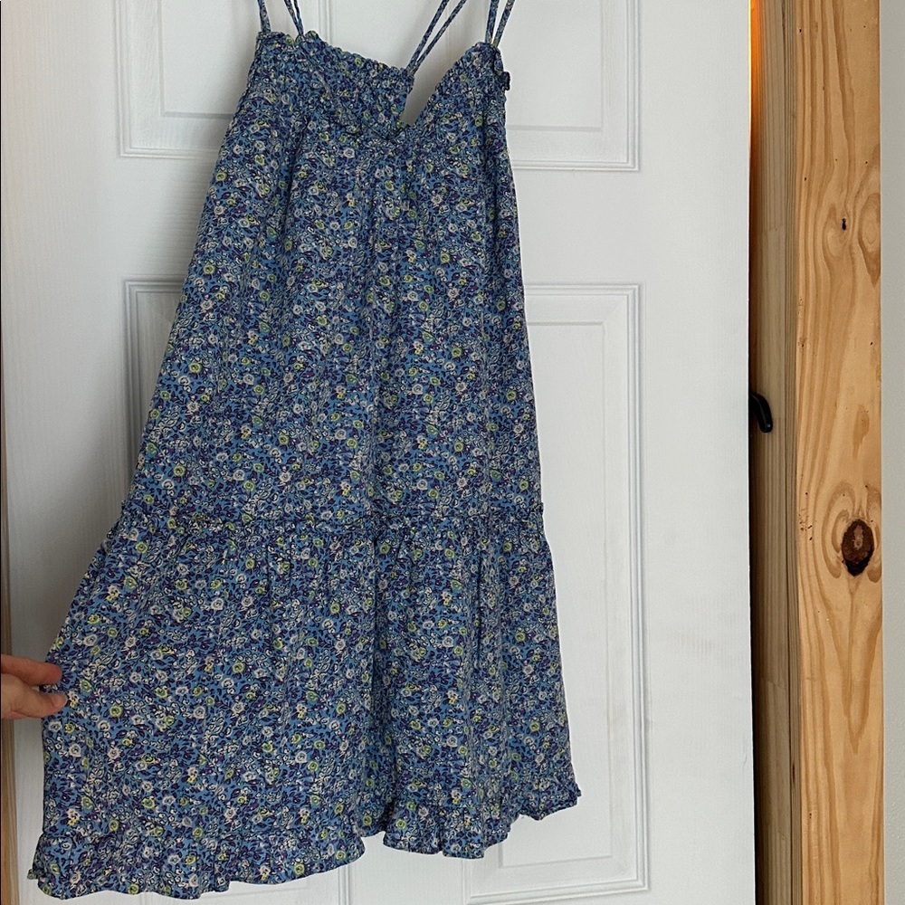 Universal Thread Blue Floral Tiered Sundress